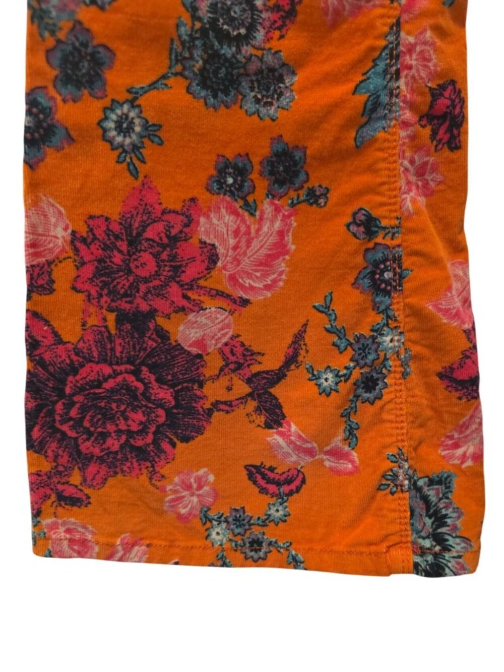 We The Free x Free People Printed Penny Pull-On Low Rise Corduroy Flare Pants 25 - Picture 4 of 10
